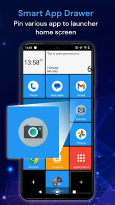 Square Home Launcher 2023 android App screenshot 0