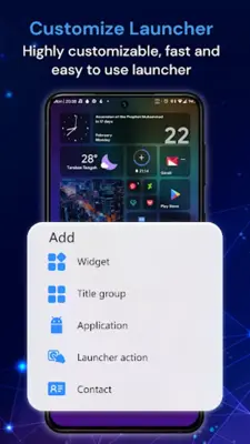 Square Home Launcher 2023 android App screenshot 3