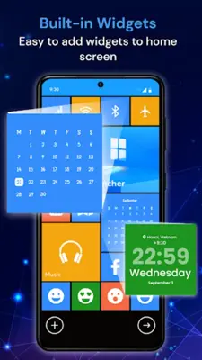 Square Home Launcher 2023 android App screenshot 4